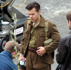 Harry Styles au tournage de Dunkirk